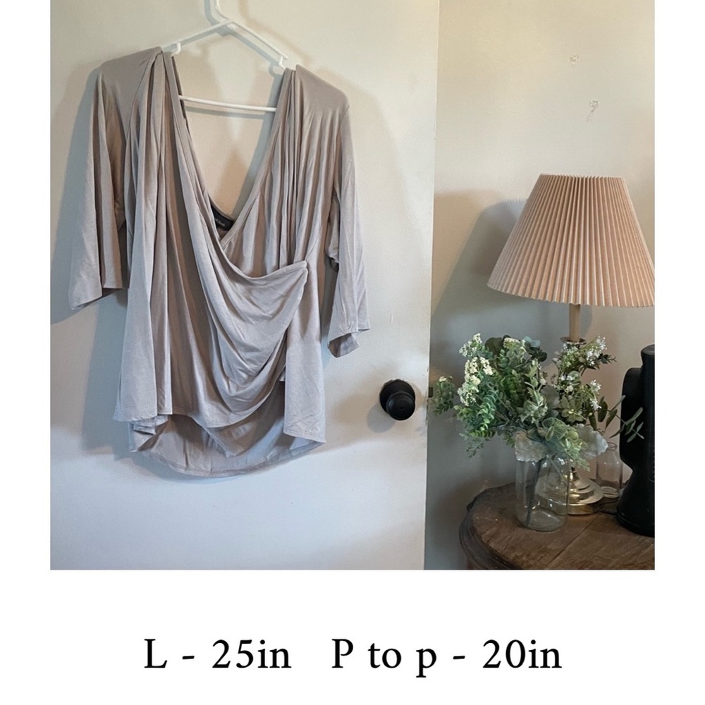 Plus Size ModCloth Wrap Top
